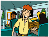 Upchuck shows off the Gold Card